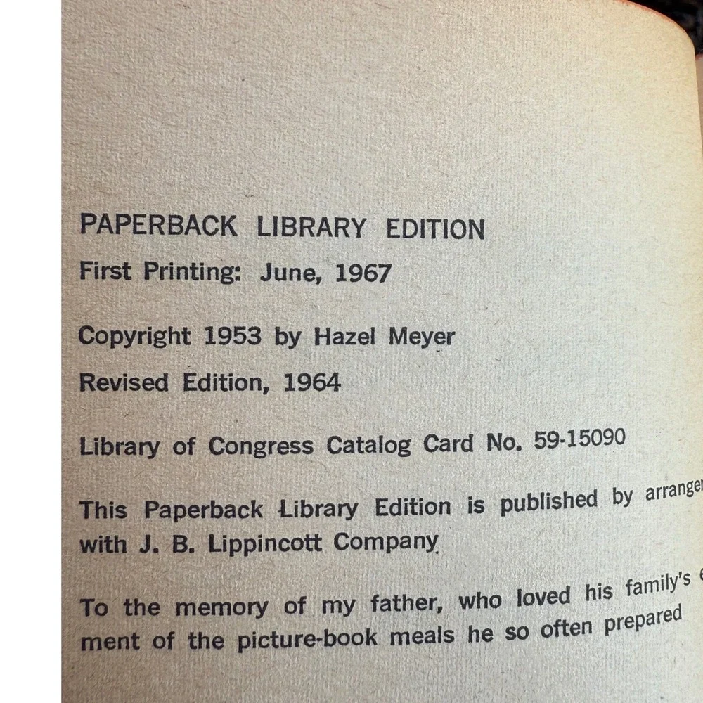 The Complete Book of Home Freezing Hazel Meyer 1967 Vintage Paperback